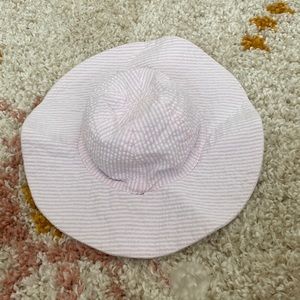 Pottery Barn Kids seersucker/terrycloth sun hat